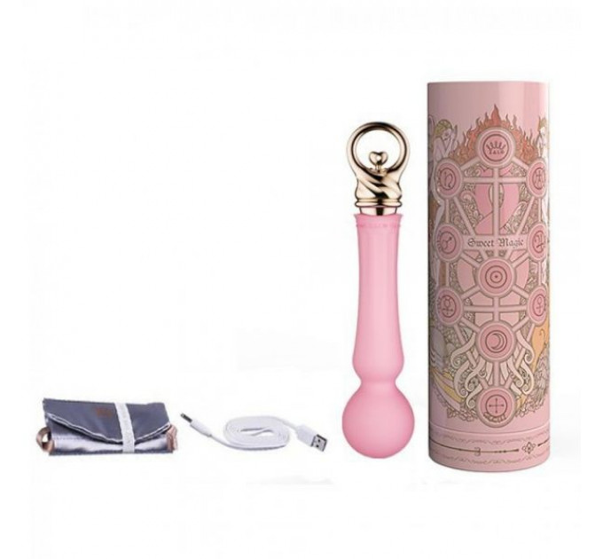 Вибромассажер микрофон ZALO CONFIDENCE с функцией нагрева , Fairy Pink