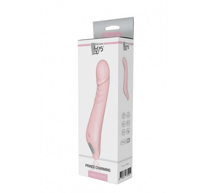 Вибратор для точки G Dream Toys Prince Charming, розовый, 21.5 х 3.4 см