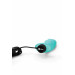 Анальна пробка з вібрацією B-Vibe Texture Bump, рельєфна, блакитна