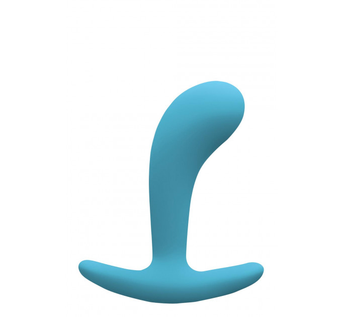 Анальна пробка, що світиться в темряві FIREFLY CONTOUR PLUG SMALL BLUE