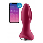 Анальна смарт-пробка із ротацією Satisfyer Rotator Plug 2+, бордовий