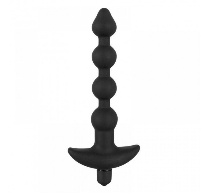 Анальный сет Black Velvet Anal Kit (анальная пробка, анальные бусы, вибропуля, анальный душ), черный