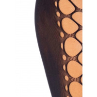 Бодістокінг без бретельок з відкритою спиною Leg Avenue Backless halter bodystocking, чорний