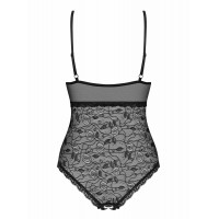 Кружевное боди черное 818-TED-1 teddy M/L