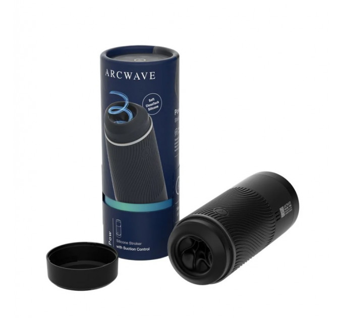 Мастурбатор премиум-класса с контролем всасывания Arcwave Pow Stroker Black