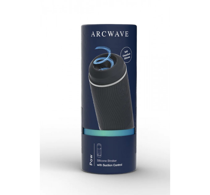 Мастурбатор премиум-класса с контролем всасывания Arcwave Pow Stroker Black