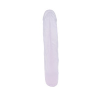 Фаллоимитатор двойной реалистичный Chisa Hi-Rubber 14, прозрачный