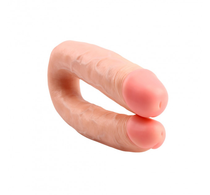 Фаллоимитатор двойной Chisa Ballsy Super Cock Her-Her Overlap, бежевый