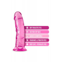 Фаллоимитатор реалистичный Blush B Yours Plus на присоске, розовый