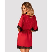 Халат Obsessive Sensuelia-Sensuelia szlafrok czerwony S/M