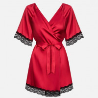 Халат Obsessive Sensuelia-Sensuelia szlafrok czerwony S/M
