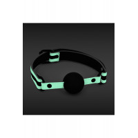 Кляп светящийся NS Novelties GLO BONDAGE BALL GAG