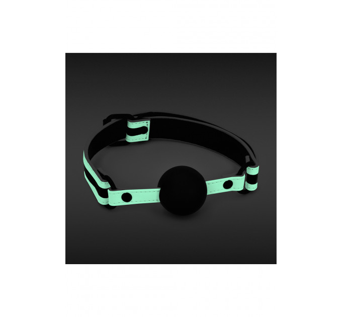 Кляп светящийся NS Novelties GLO BONDAGE BALL GAG
