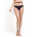 Колготки в крупную сетку Star Night Pantyhose черный, XS-M