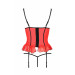 Корсет с открытой грудью S/M красный CHERRY CORSET - Passion