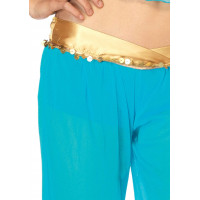 Костюм принцессы Жасмин S Leg Avenue Arabian Beauty, 3 предмета, бирюзовый