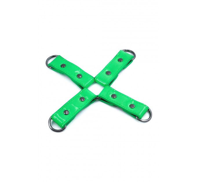 Крестообразная система фиксации NS Novelties ELECTRA HOG TIE GREEN