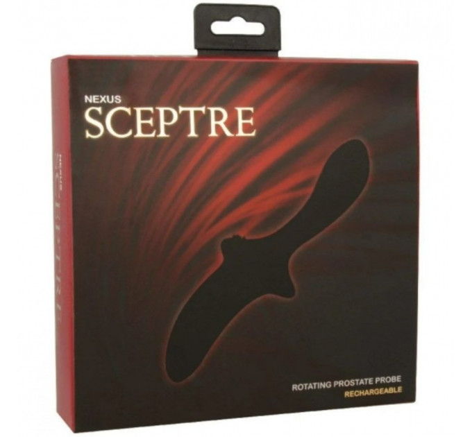 Масажер простати Nexus Sceptre з головкою, що обертається, 21 см х 3.5 см