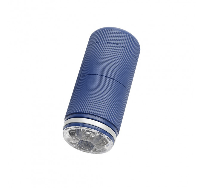 Мастурбатор в колбе Chisa Lust Ripple Phantom, синий