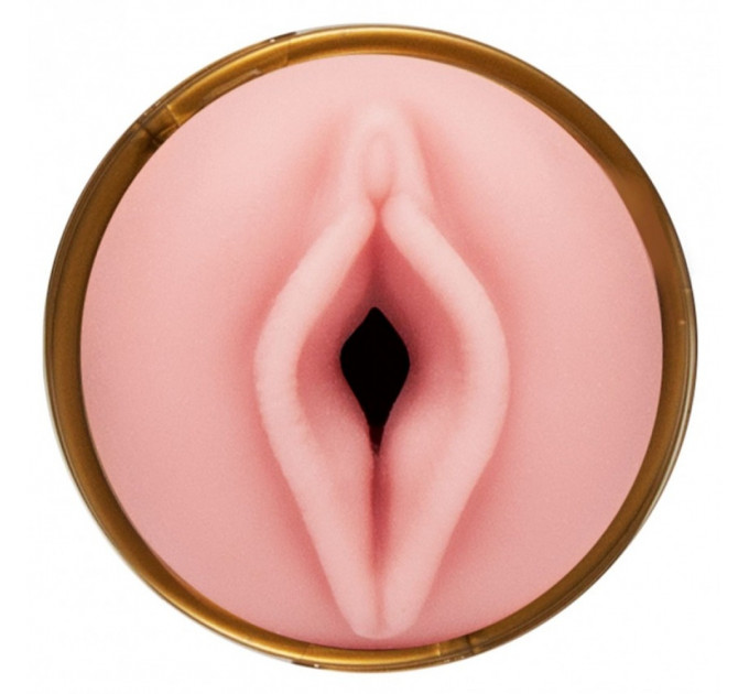 Мастурбатор вагина в колбе, киберкожа Fleshlight Go Pink Lady STU, бежевый