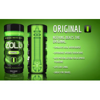 Мастурбатор у колбі Zolo Original Cup, зелений