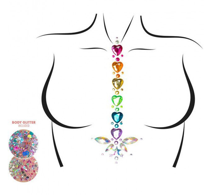 Наклейки-стразы на тело Leg Avenue Adore Body jewels sticker