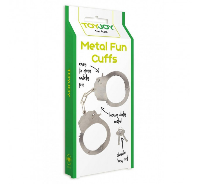 Наручники метал Toy Joy Metal Fun Guffs