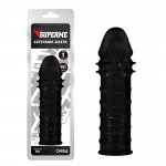 Насадка з вираженою головкою Chisa Superme Extensio і шипами, чорна