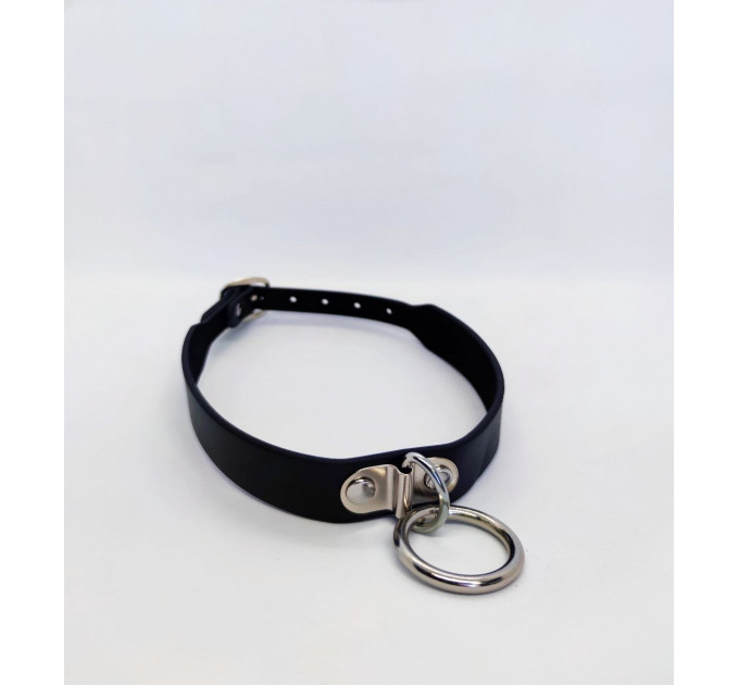 Ошейник с кльцом Collar black with ring