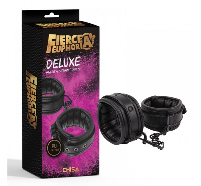 Поножи Chisa Fierce Feuphoria, Deluxe, PU, черный