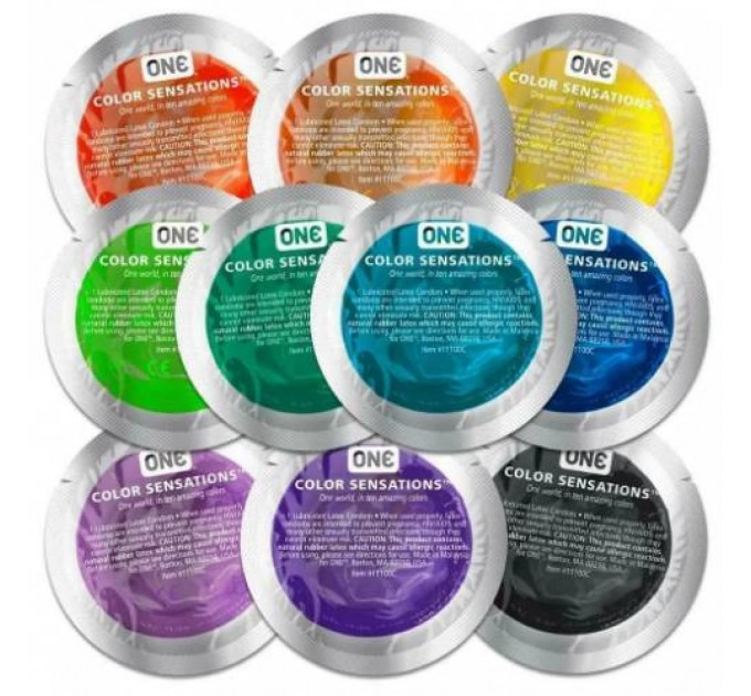 Презервативи One Color Sensation, 5 штук