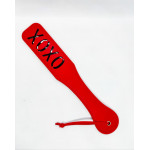 Шлепалка DS Fetish XOXO Paddle round angle red