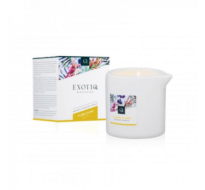 Свеча для массажа с ароматом иланг-иланга Exotiq Massage Candle Ylang Ylang -
