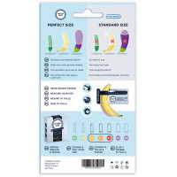 Тестбокс/Комплект із 3 презервативів Mister Size Tester Kit 53-57-60 Medium, для визначення розміру