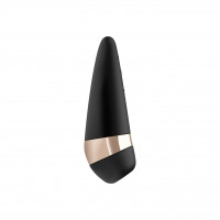 Вакуумний кліторальний стимулятор SATISFYER PRO 3 + чорний