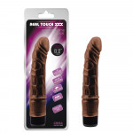 Вибратор реалистичный REAL TOUCH XXX 8.2, коричневый, Chisa, 21 х 3.5 см
