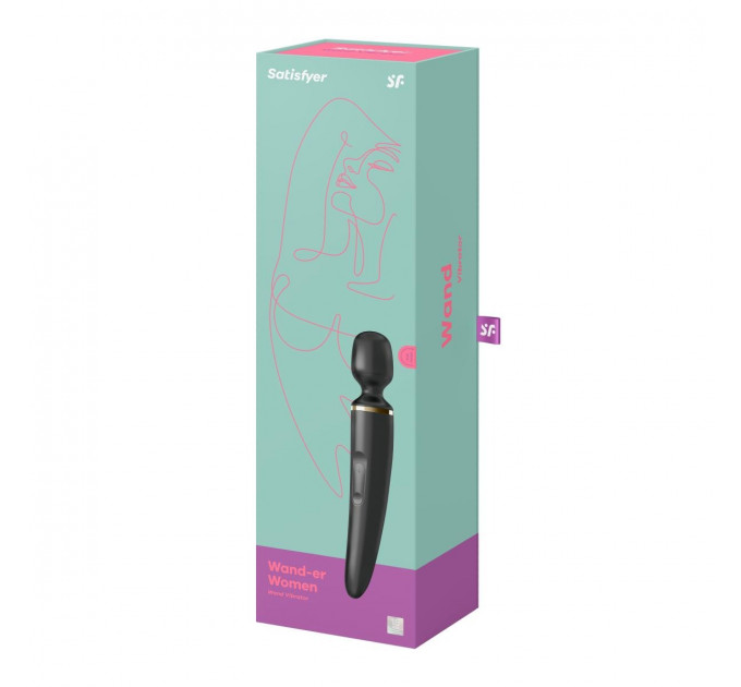 Вибромассажер-Микрофон Satisfyer Wand-er Woman, черный