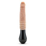 Вібратор Blush Dr Skin Dr Knight з ротацією та фрикціями, бежевий