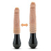 Вібратор Blush Dr Skin Dr Knight з ротацією та фрикціями, бежевий