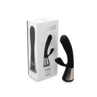 Вібратор-кролик Ohmibod Fuse KIIROO з інтерактивним підключенням, чорний