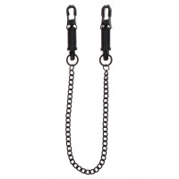 Затискачі на соски Heavy Duty Adjustable Clamps чорні 52 см TABOOM