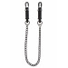 Зажимы на соски Heavy Duty Adjustable Clamps чёрные 52 см TABOOM