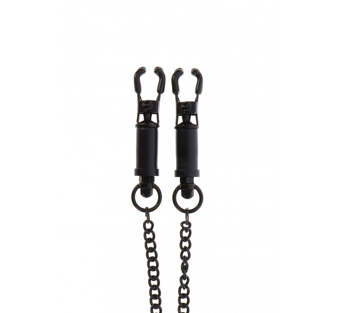 Зажимы на соски Heavy Duty Adjustable Clamps чёрные 52 см TABOOM