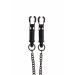 Зажимы на соски Heavy Duty Adjustable Clamps чёрные 52 см TABOOM