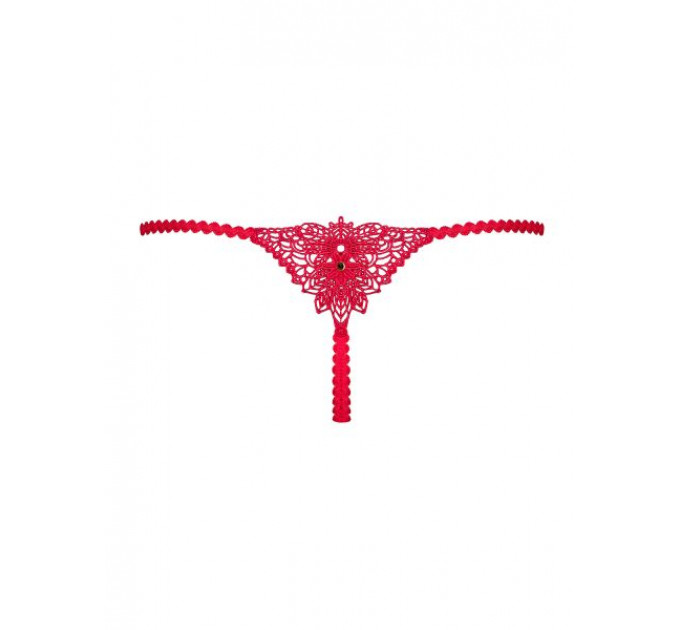 Стринги Obsessive Hetea thong red S/M