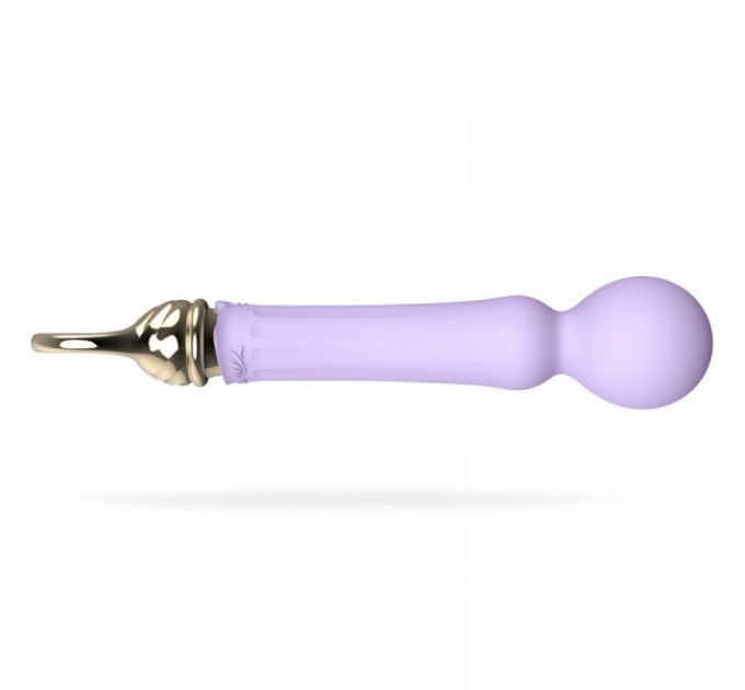 Вибромассажер микрофон ZALO CONFIDENCE с функцией нагрева , Fairy Violet