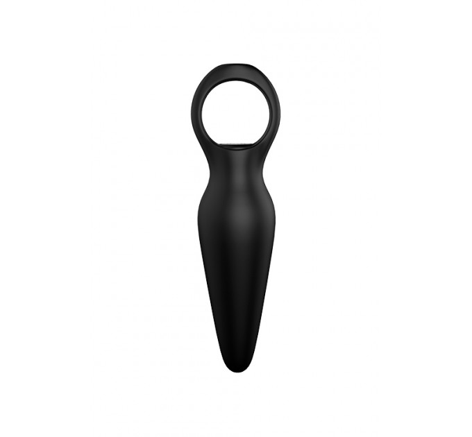 Анальна пробка з вібрацією Dream Toys CHEEKY LOVE TAPERED PLUG BLACK
