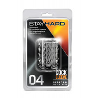Насадка STAY HARD-COCK Sleeve 04, CLEAR
