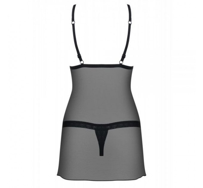Cорочка Obsessive 865-CHE-1 chemise & thong S/M