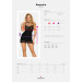 Сорочка Obsessive Raquelia chemise & thong S/M